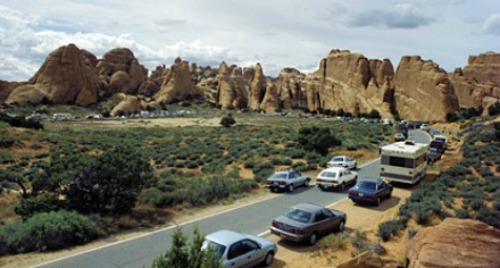 Traffic Congestion Arches NP