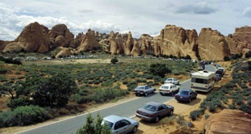 Traffic Congestion Arches NP
