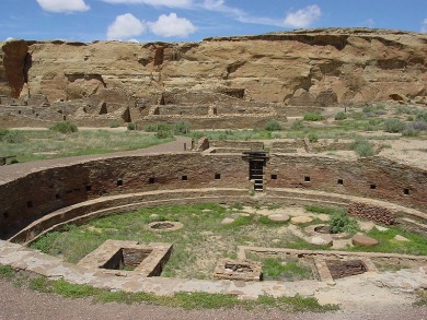 Chaco Canyon Chetro Ketl Great Kiva Plaza