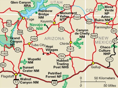  Navajo National Monument Map