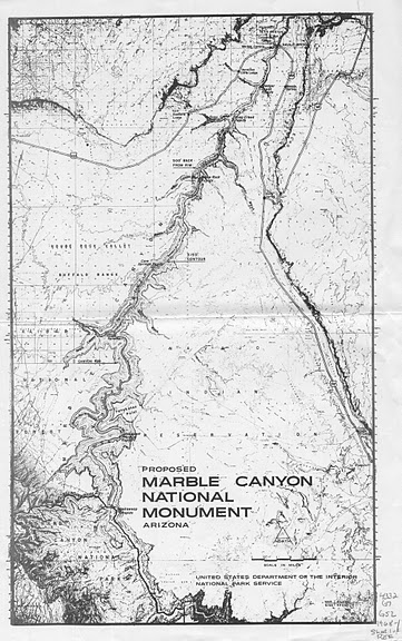 Marble Canyon NM Map