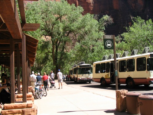 Zion National Park Sjhuttle Buses